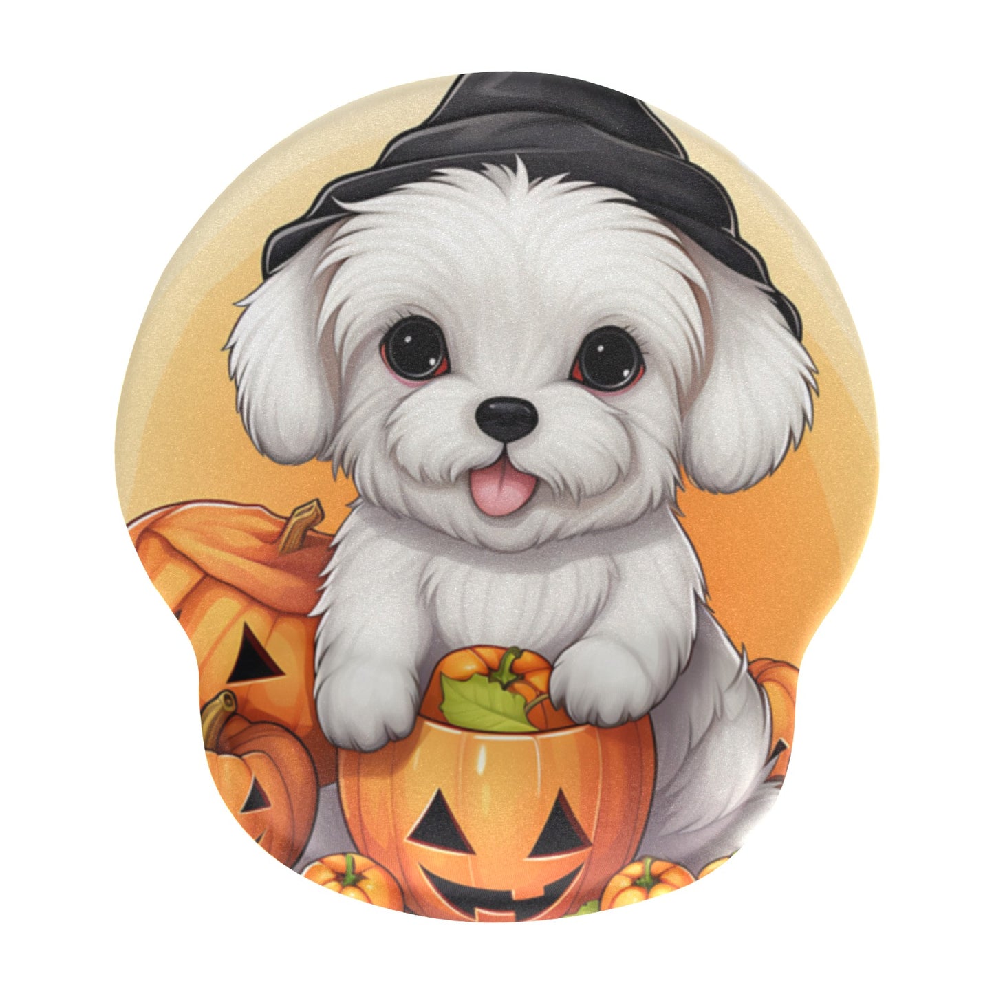 Maltese Halloween Mouse Pads