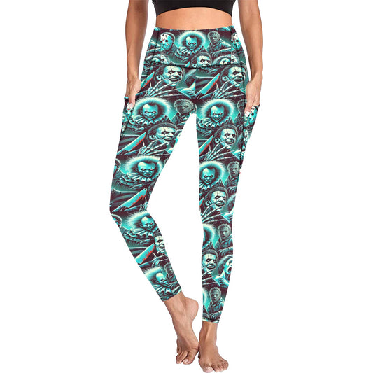 Halloween Women's  Leggings with Pockets