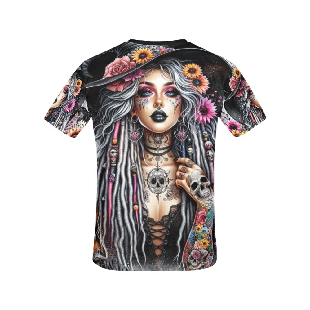 Witch Girl T-Shirt for Women (USA Size)