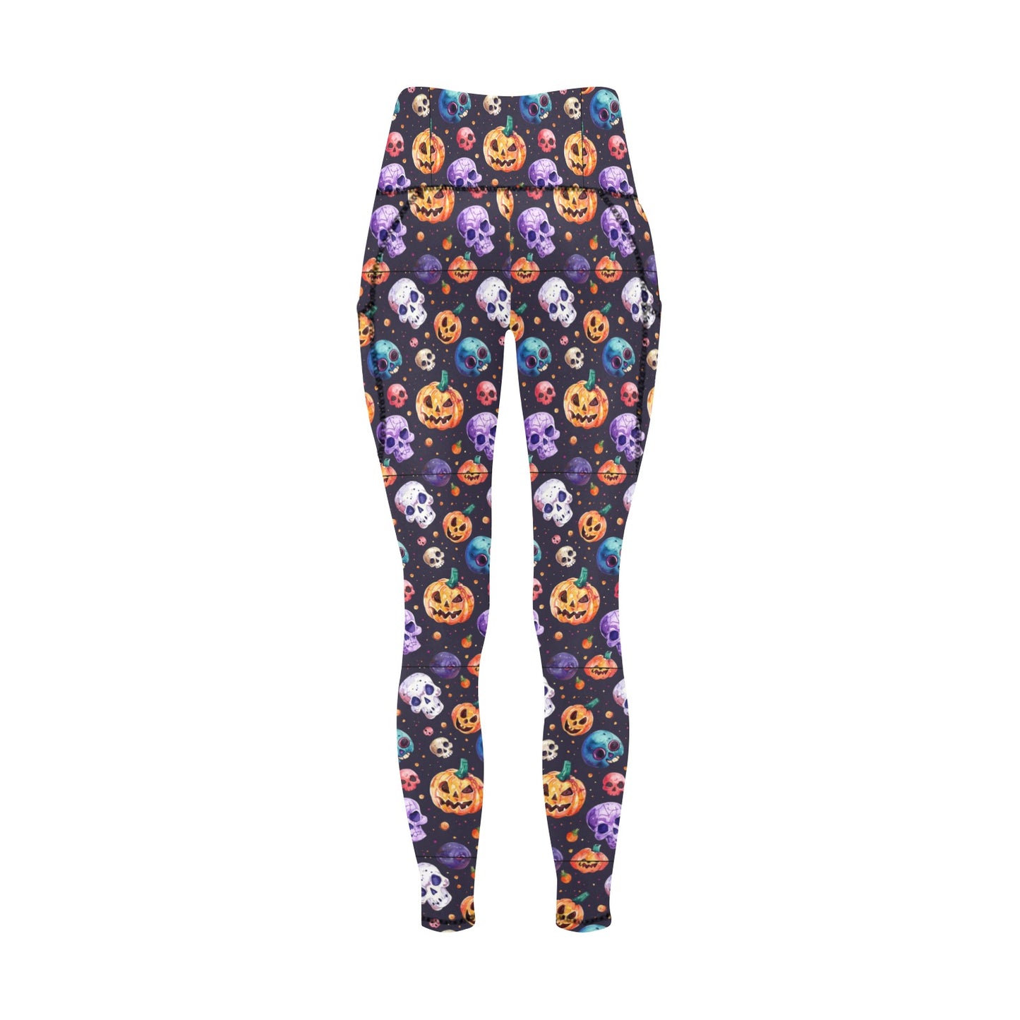 Halloween Time 2 Women's  Leggings with Pockets