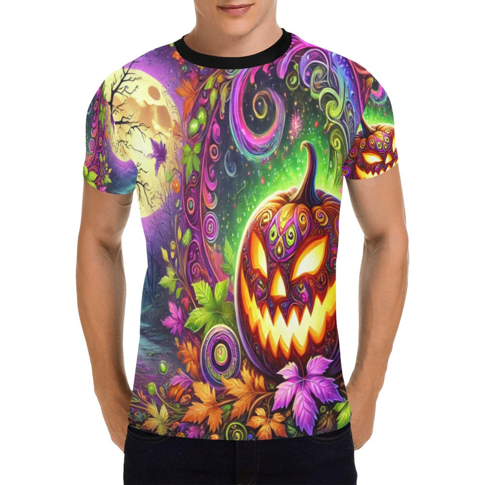 October Scene  T-Shirt for Men (USA Size)