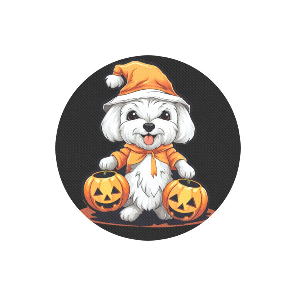 Maltese Halloween Mouse Pads