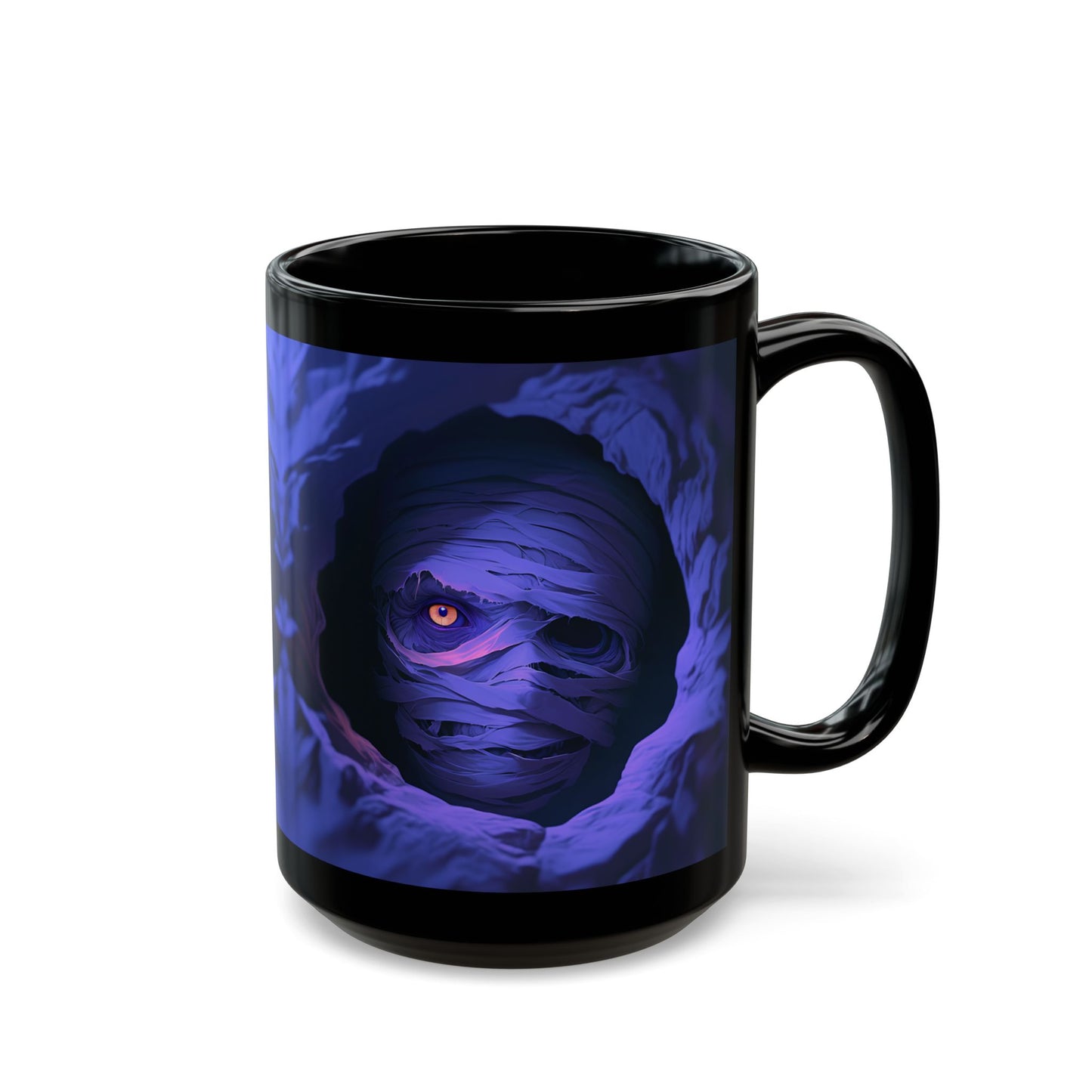 Mummy 10 Black Mug (15oz)