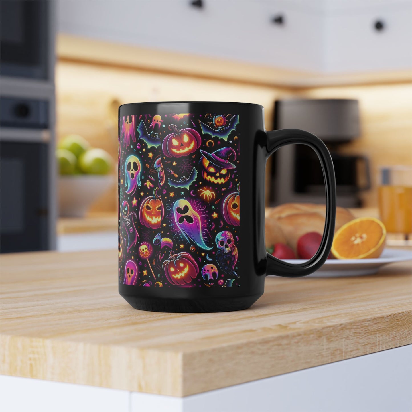 Halloweenish 2 Black Mug (15oz)