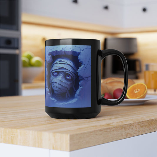 Mummy 8 Black Mug (15oz)