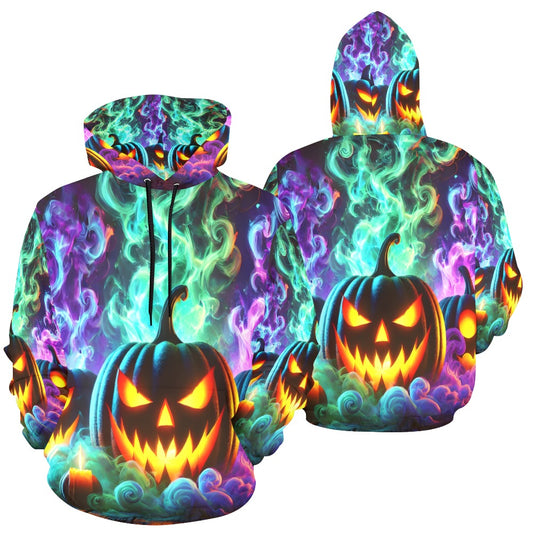 Colorful Pumpkins Hoodie for Men (USA Size)