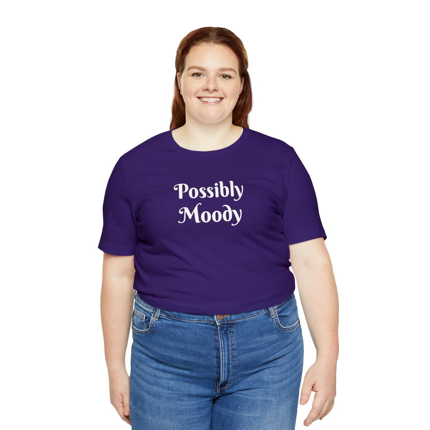 Possibly Moody Unisex Jersey Short Sleeve Tee 16 colors