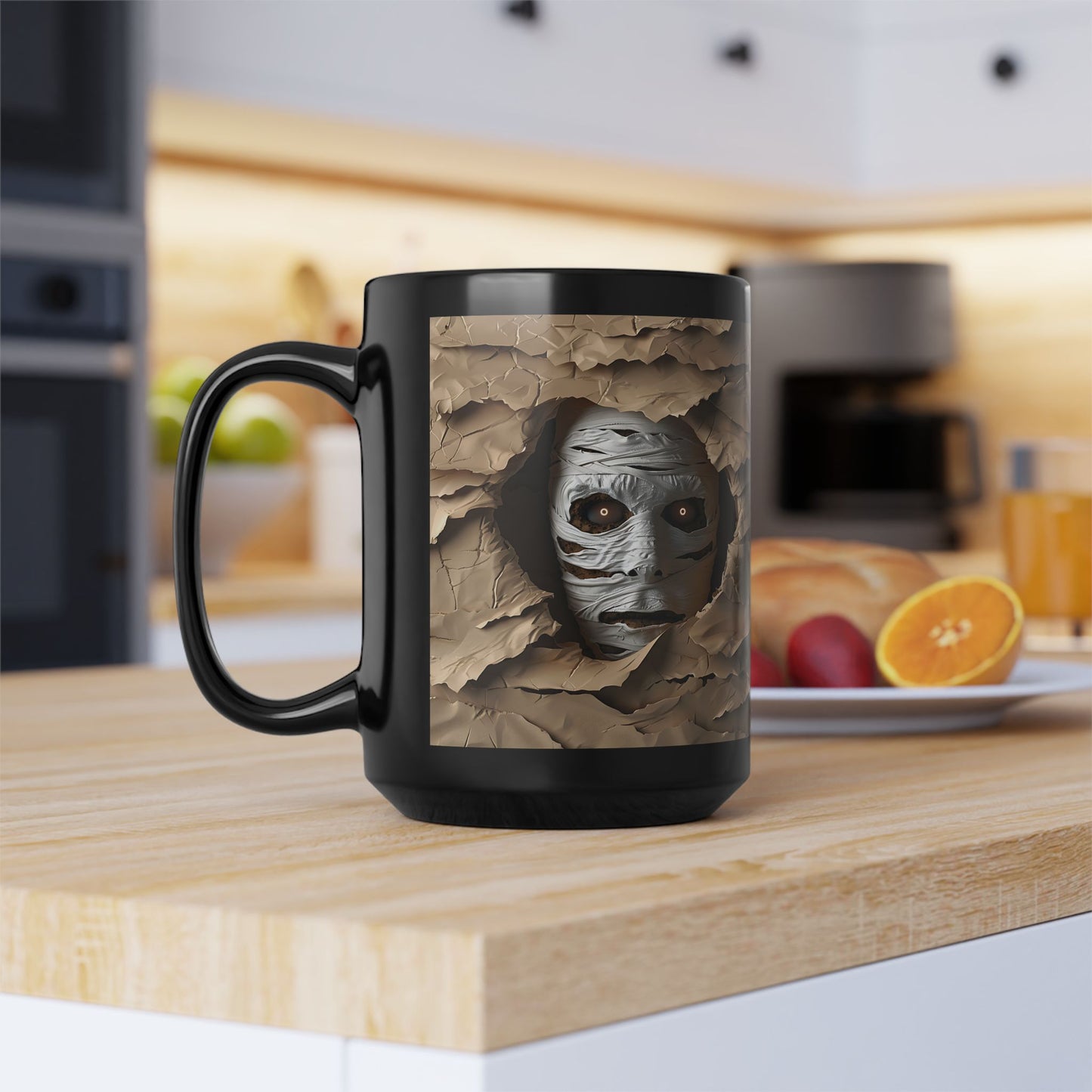 Mummy 7 Black Mug (15oz)