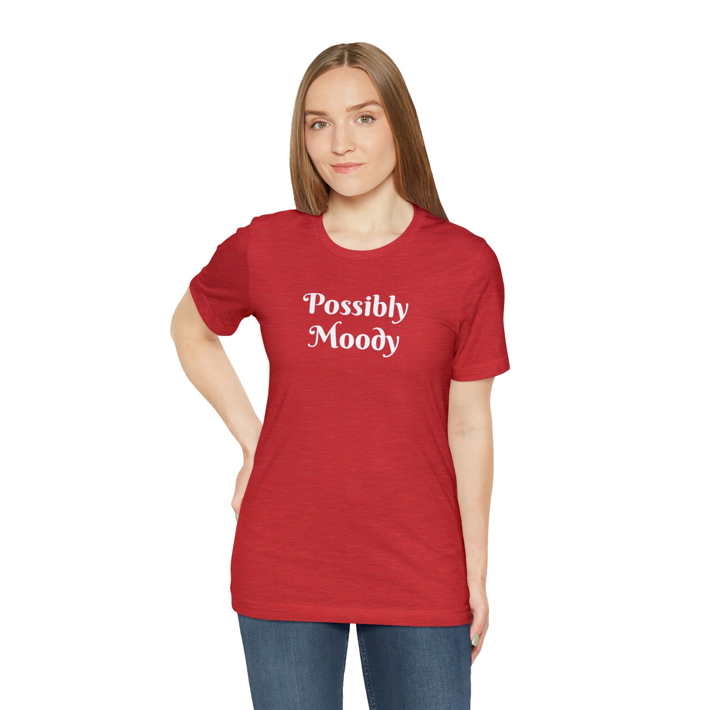 Possibly Moody Unisex Jersey Short Sleeve Tee 16 colors