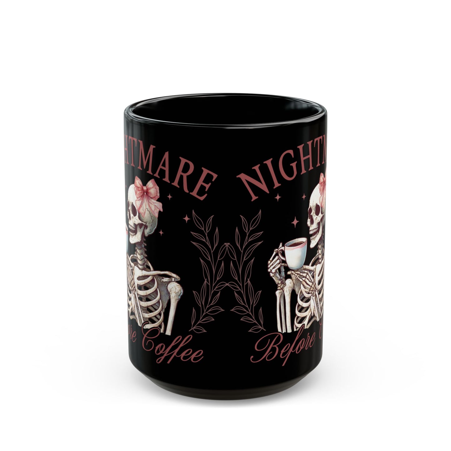 Nightmare Before Christmas Black Mug (15oz)