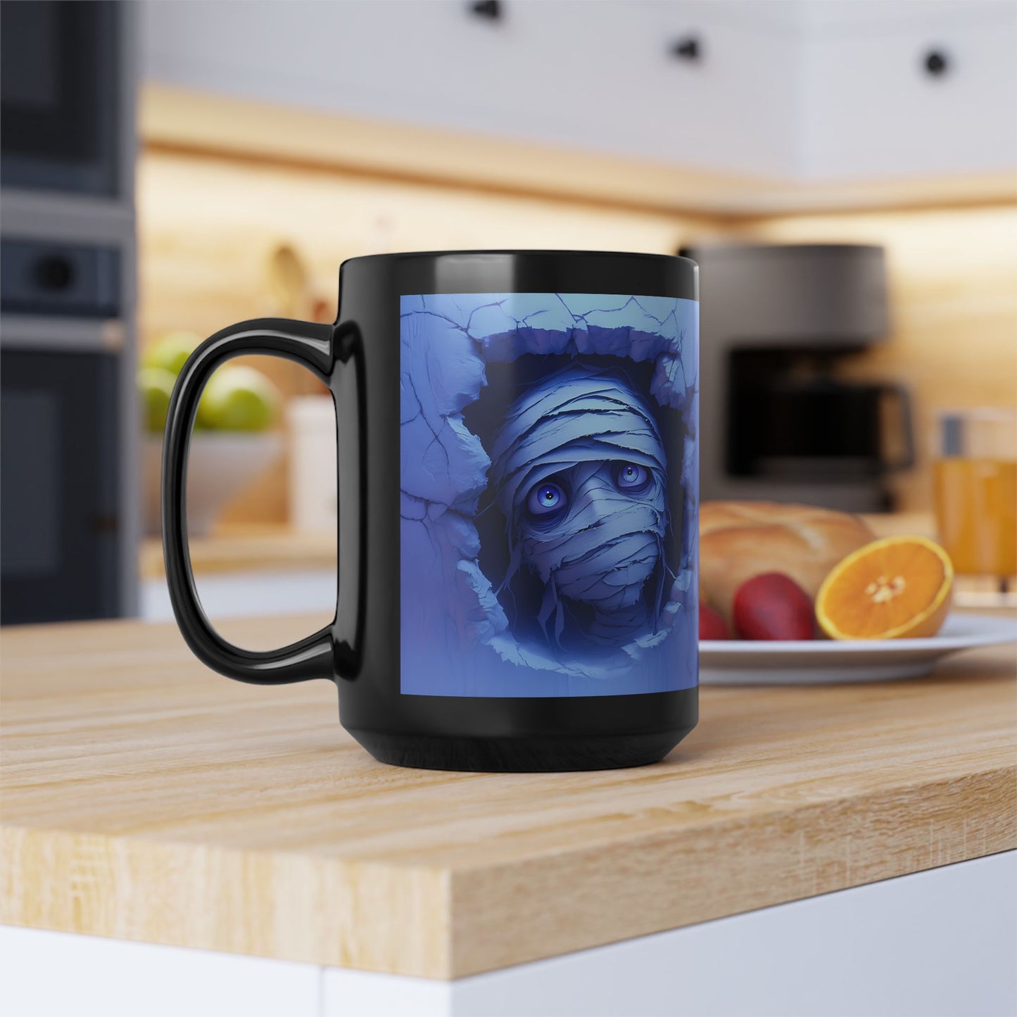 Mummy 8 Black Mug (15oz)