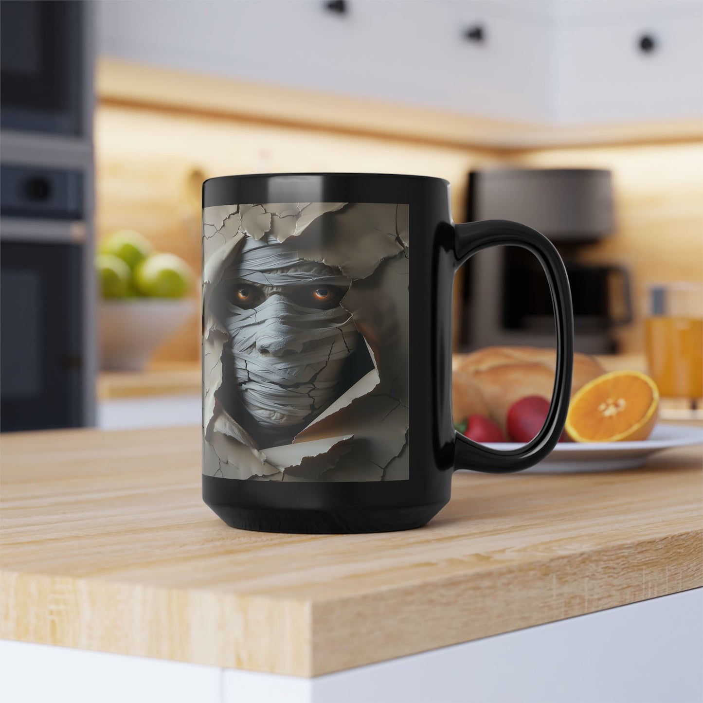 Mummy 4 Black Mug (15oz)