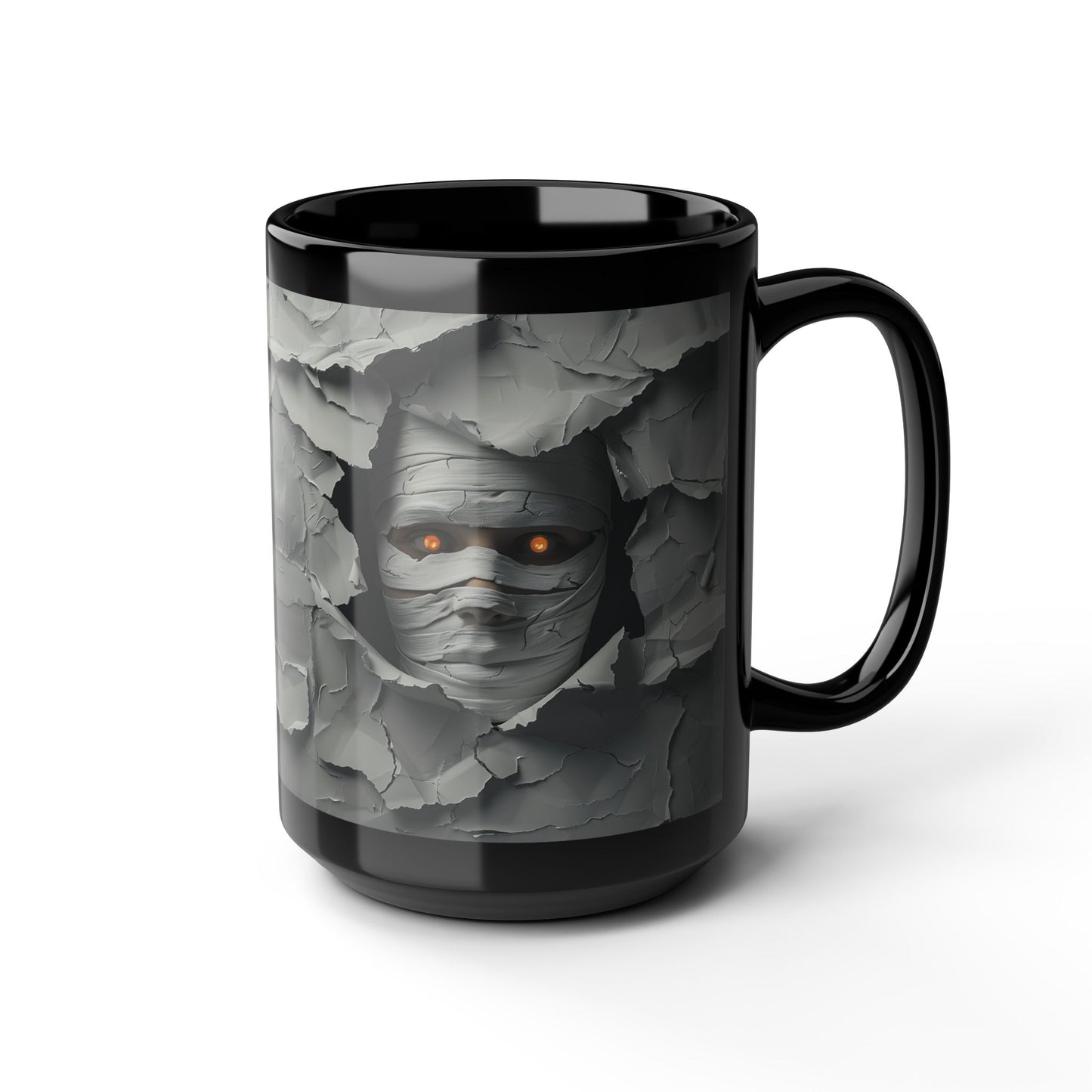 Mummy Black Mug (15oz)