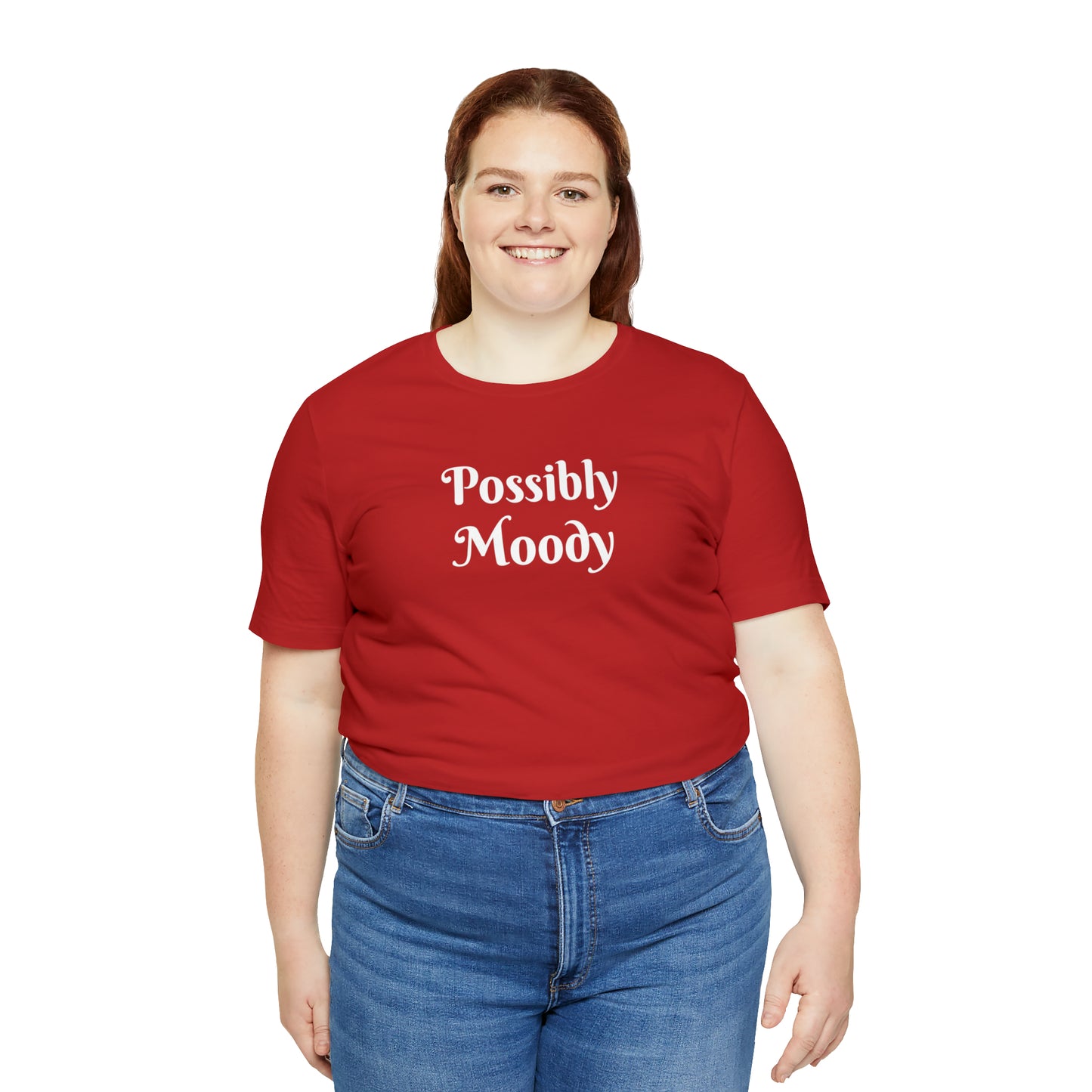 Possibly Moody Unisex Jersey Short Sleeve Tee 16 colors