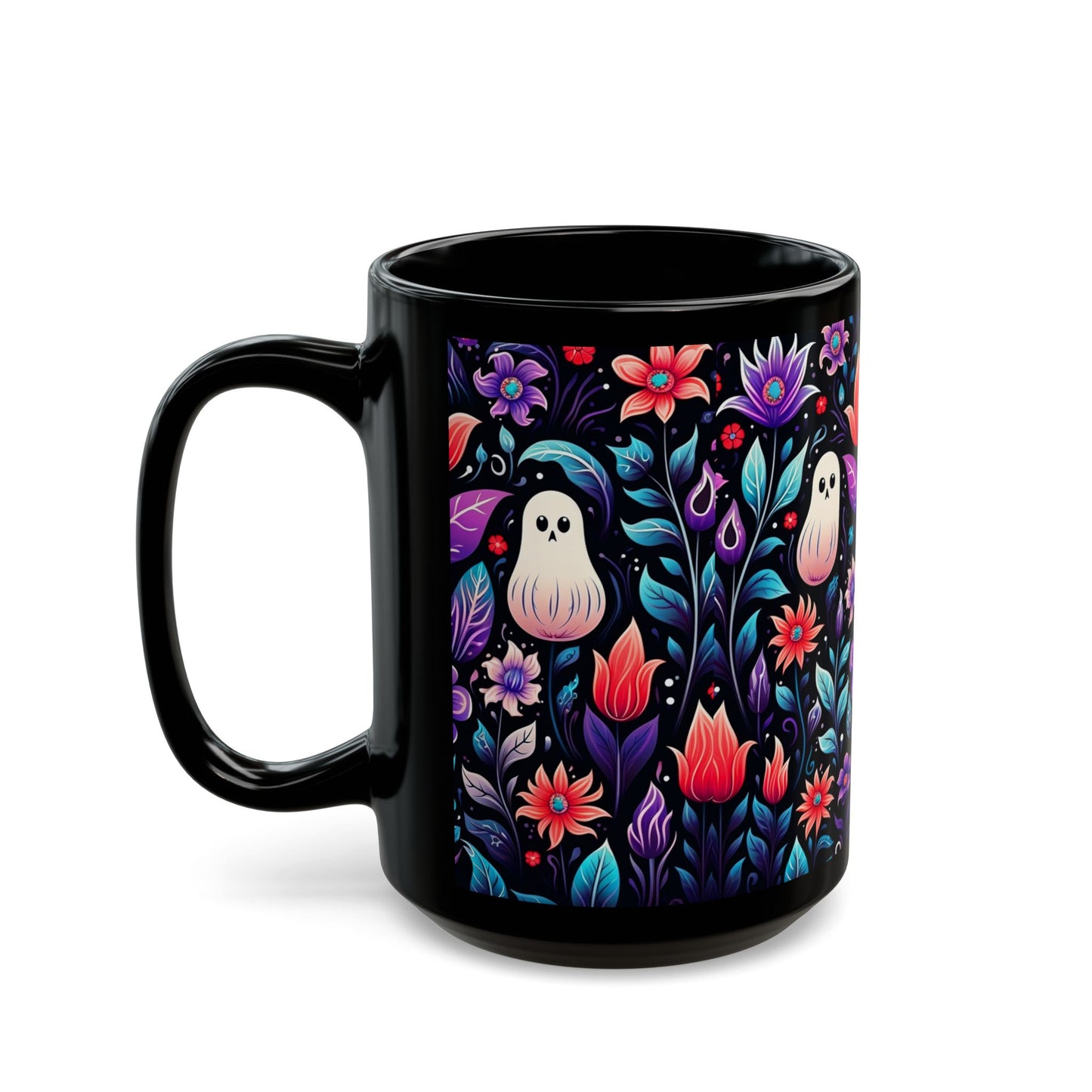 Halloween Boho Black Mug (15oz)