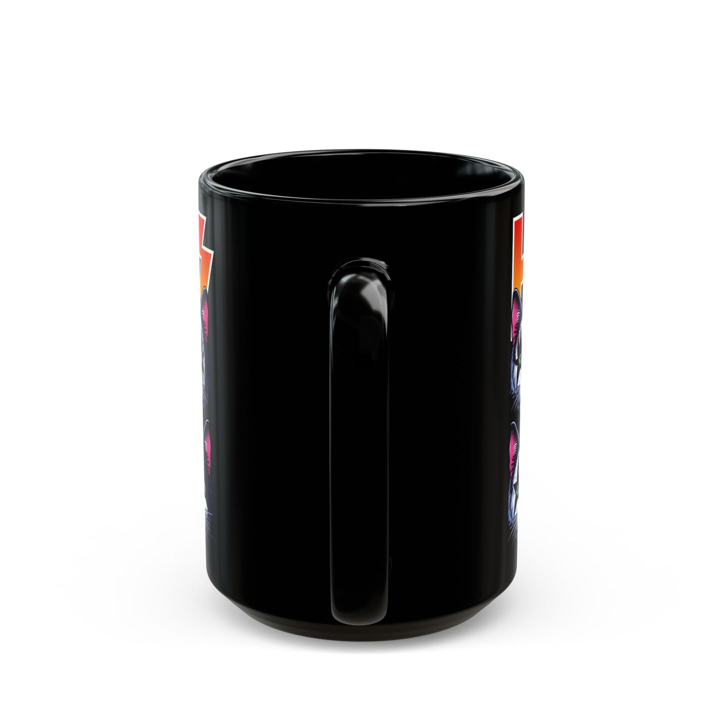 HISS Black Mug (15oz)