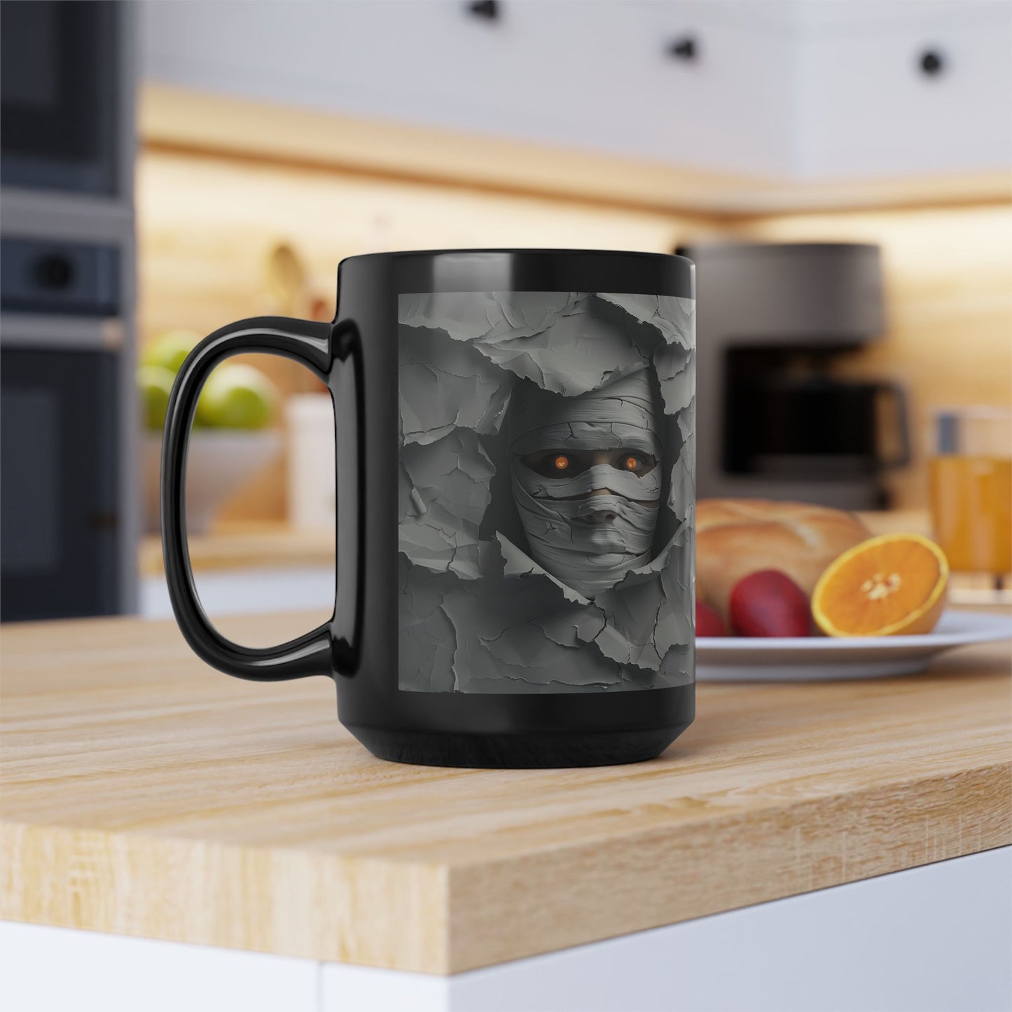 Mummy Black Mug (15oz)