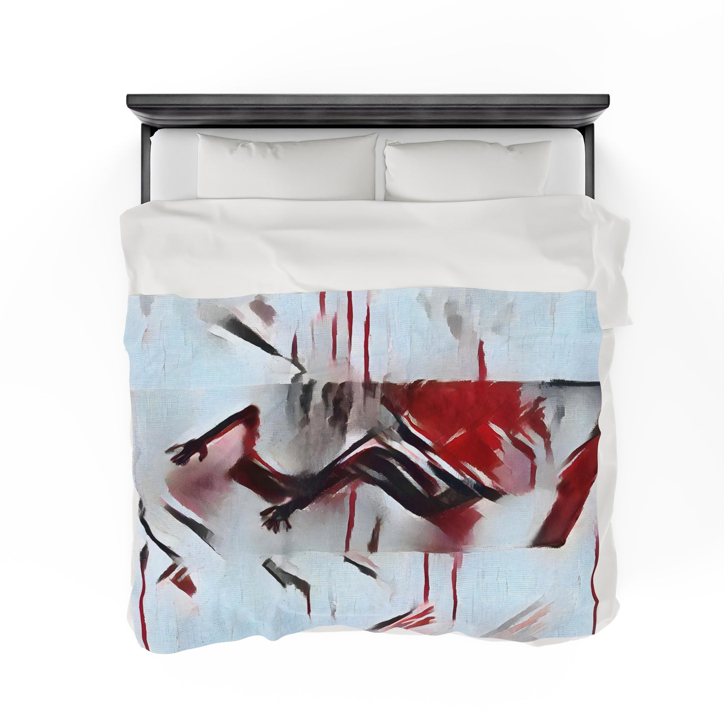 Trapped Series Velveteen Plush Blanket