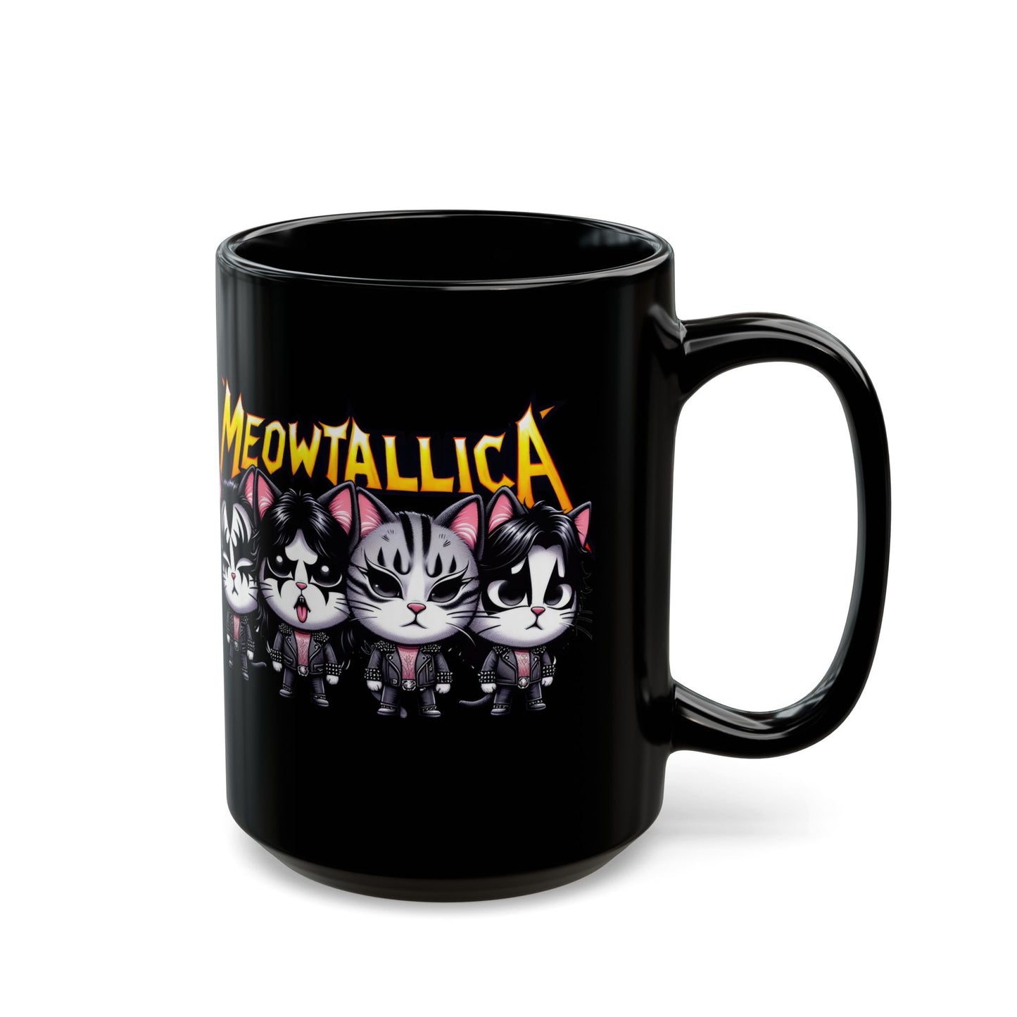 MeowTallica Black Mug (15oz)