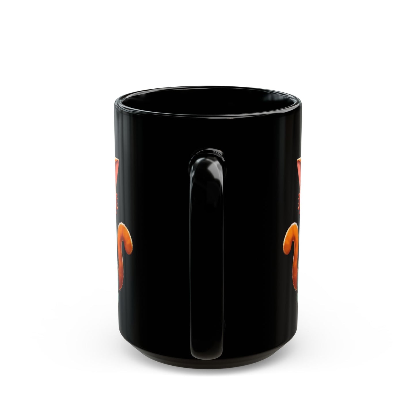 Clown Cat Black Mug (15oz)