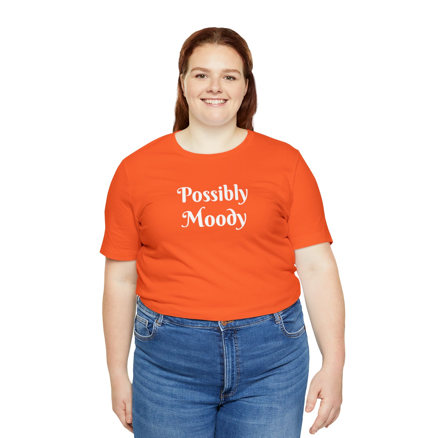 Possibly Moody Unisex Jersey Short Sleeve Tee 16 colors