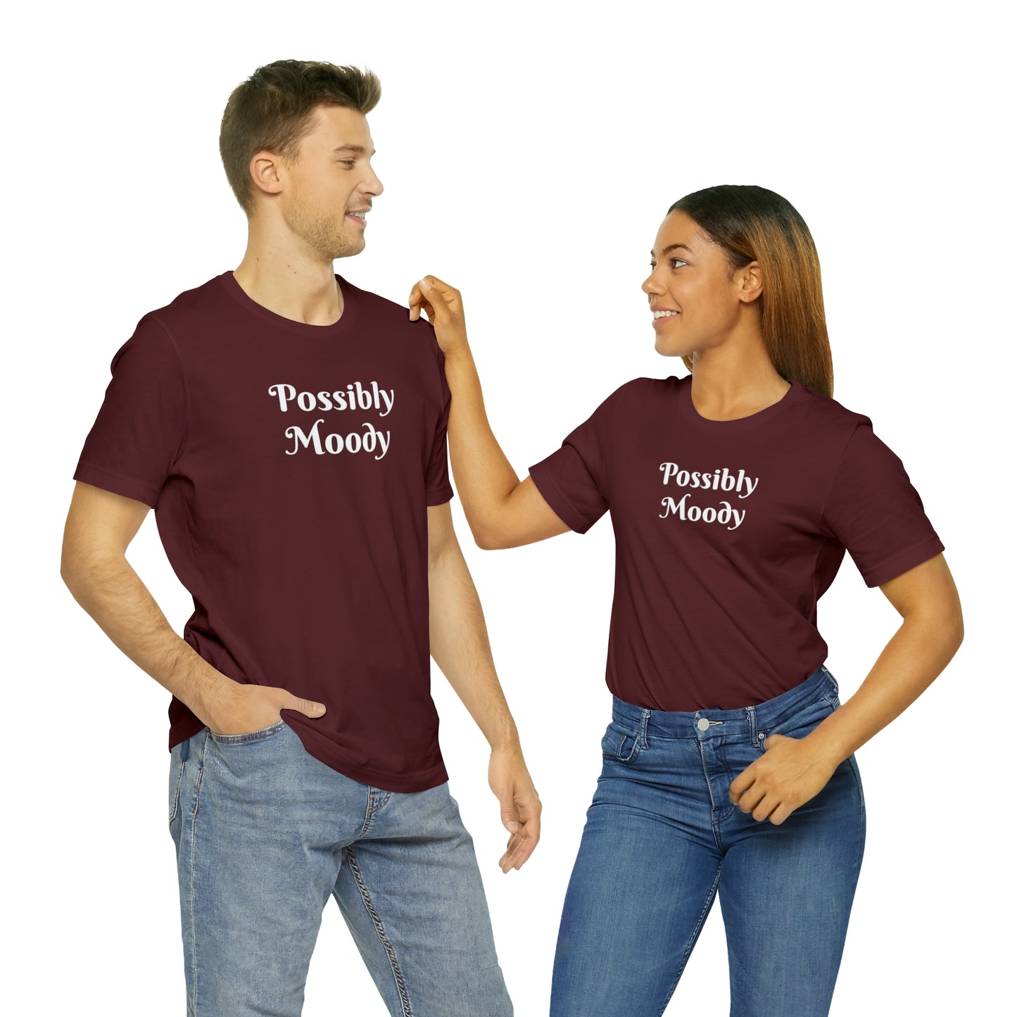 Possibly Moody Unisex Jersey Short Sleeve Tee 16 colors