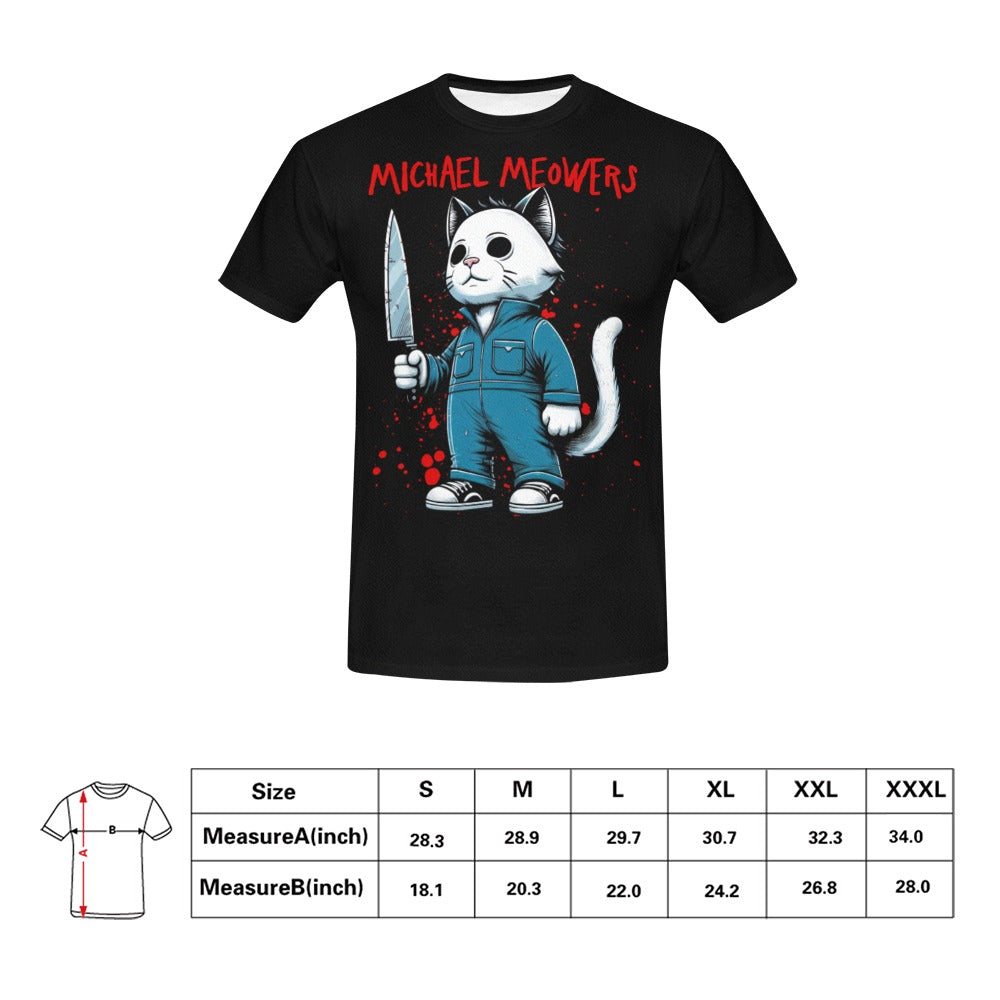 Michael Meowers T-Shirt for Men (USA Size)