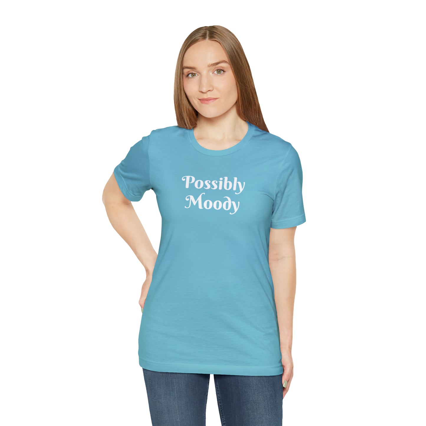 Possibly Moody Unisex Jersey Short Sleeve Tee 16 colors