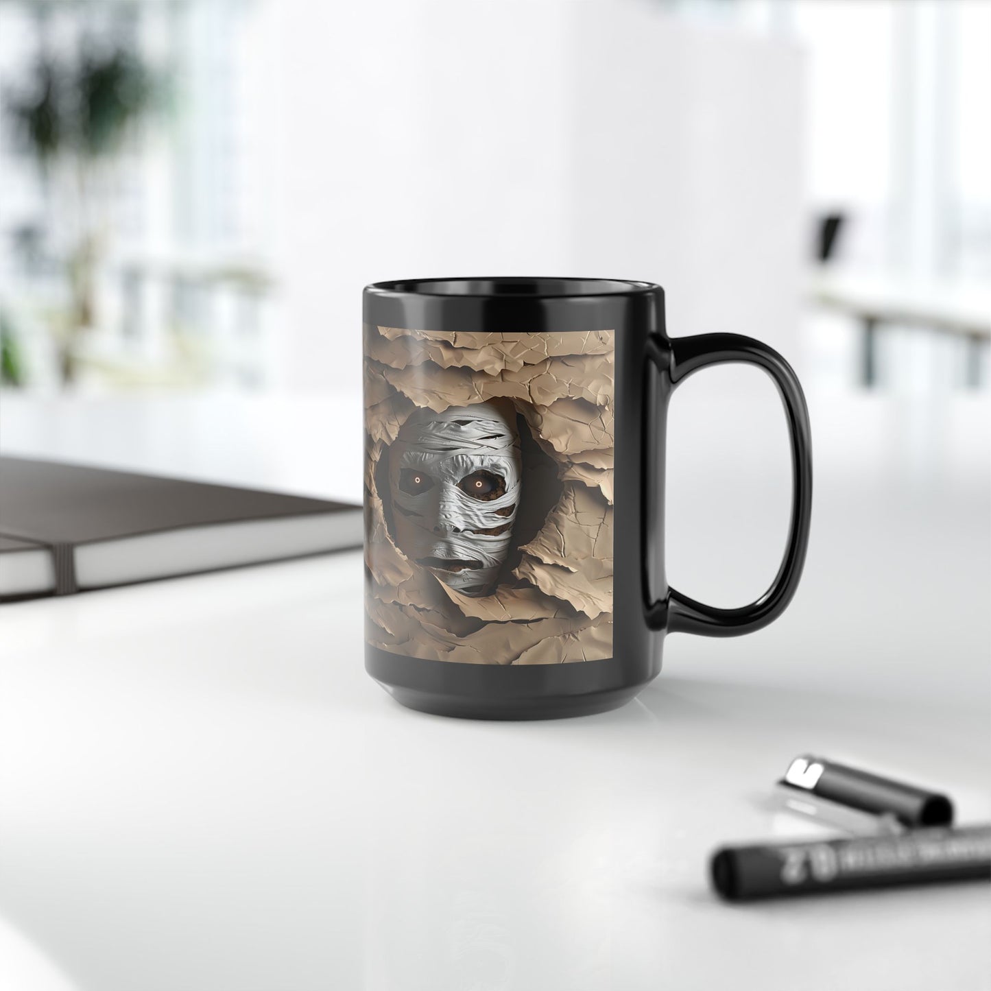 Mummy 7 Black Mug (15oz)