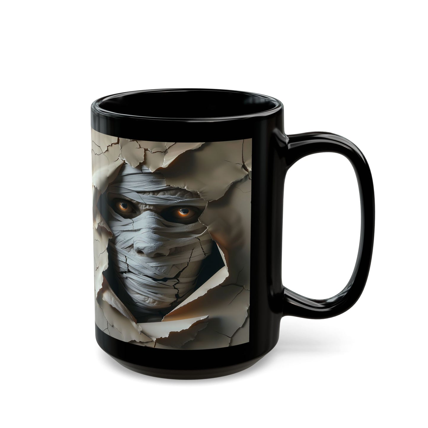 Mummy 4 Black Mug (15oz)