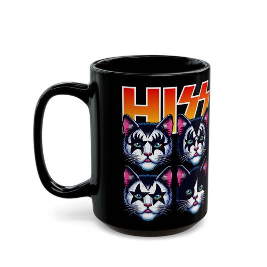 HISS Black Mug (15oz)