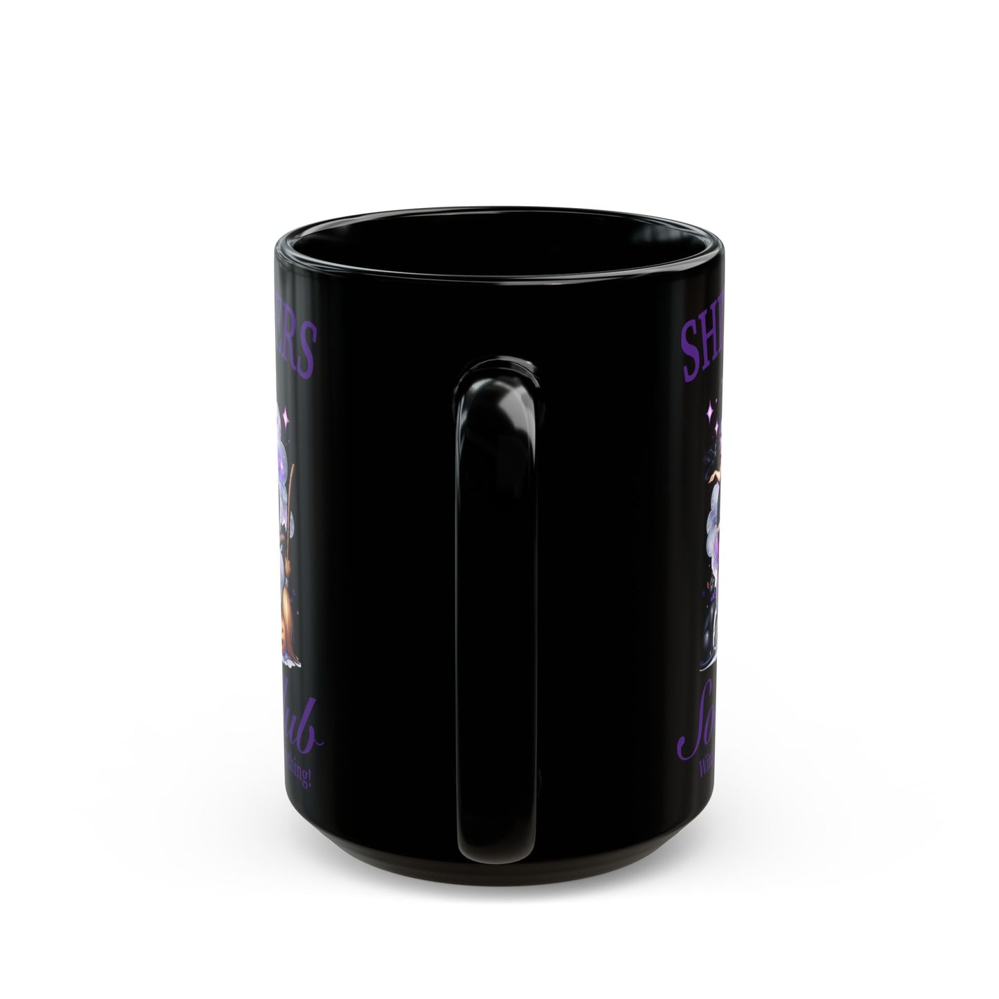 Shit Stirrers Black Mug (15oz)