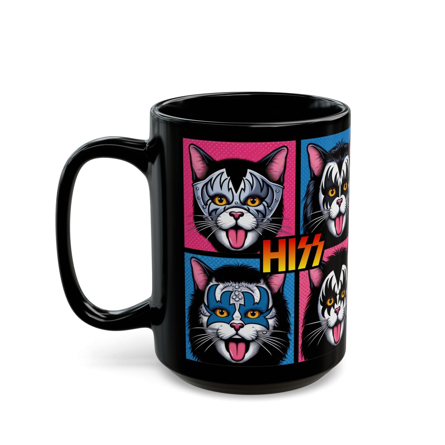 HISS 2 Black Mug (15oz)