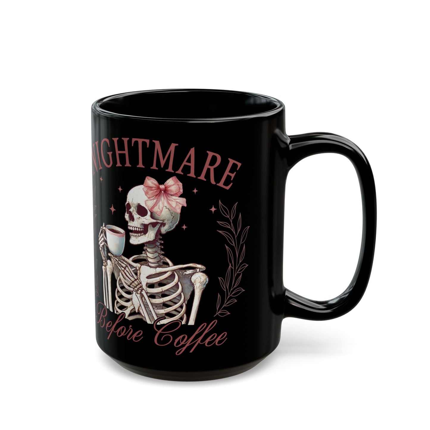 Nightmare Before Christmas Black Mug (15oz)