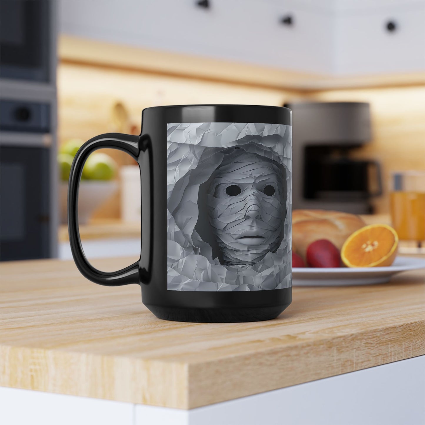 Mummy 6 Black Mug (15oz)