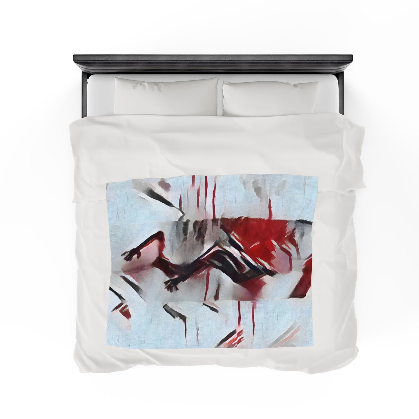 Trapped Series Velveteen Plush Blanket