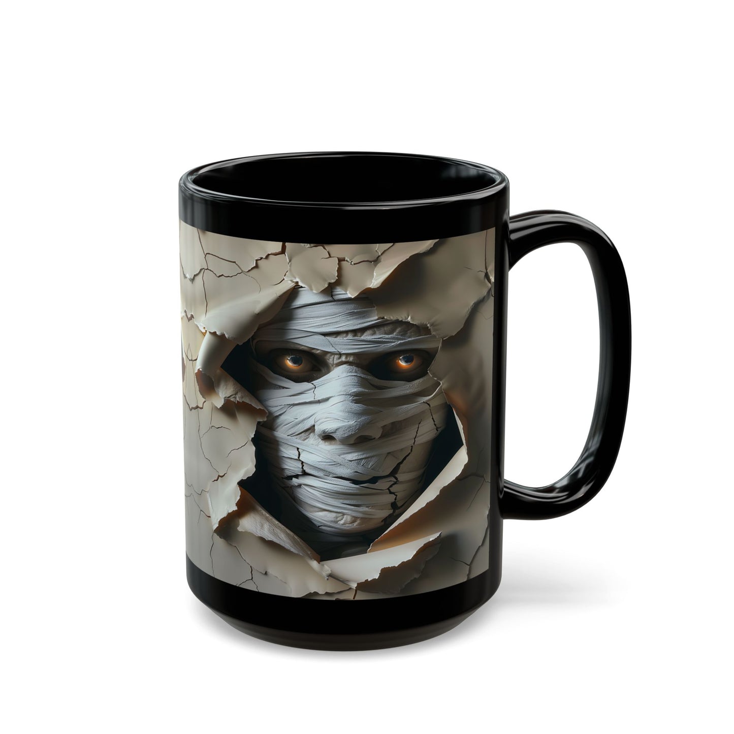 Mummy 4 Black Mug (15oz)