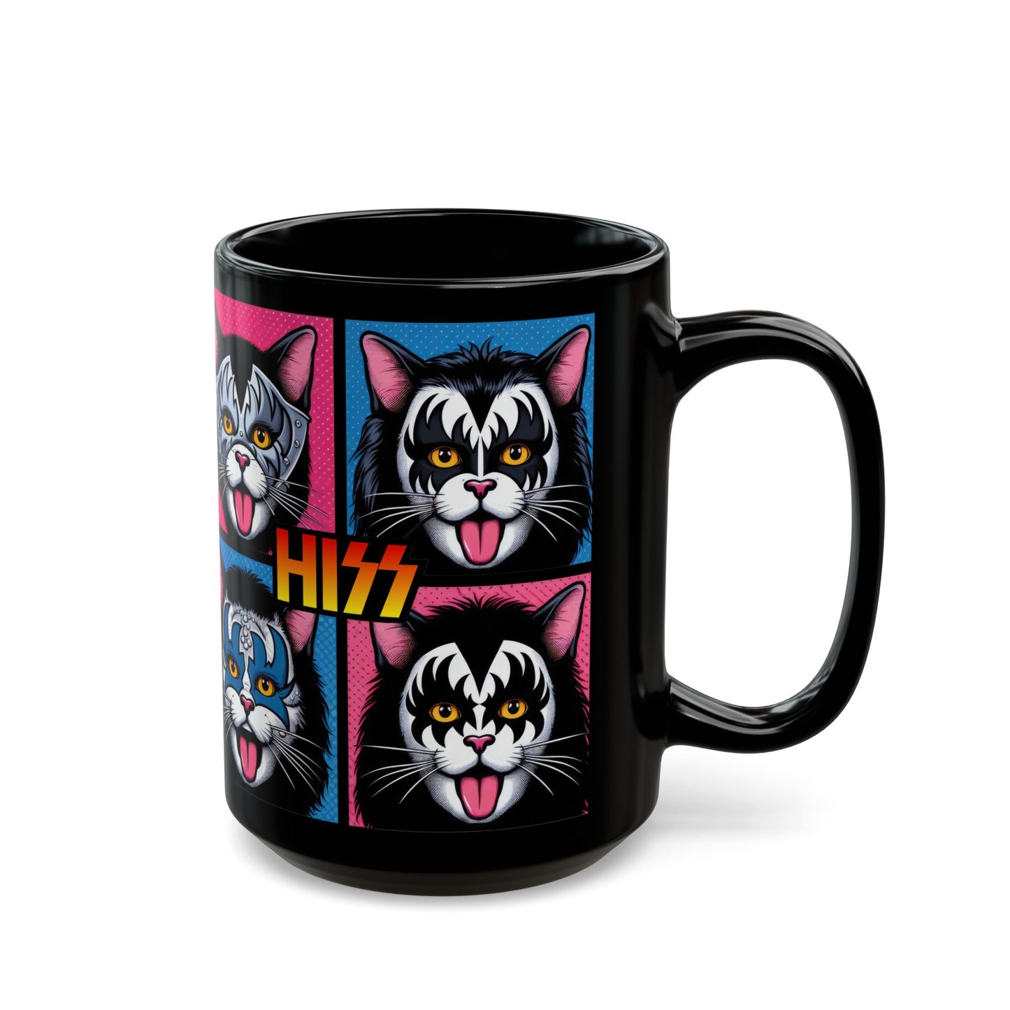 HISS 2 Black Mug (15oz)