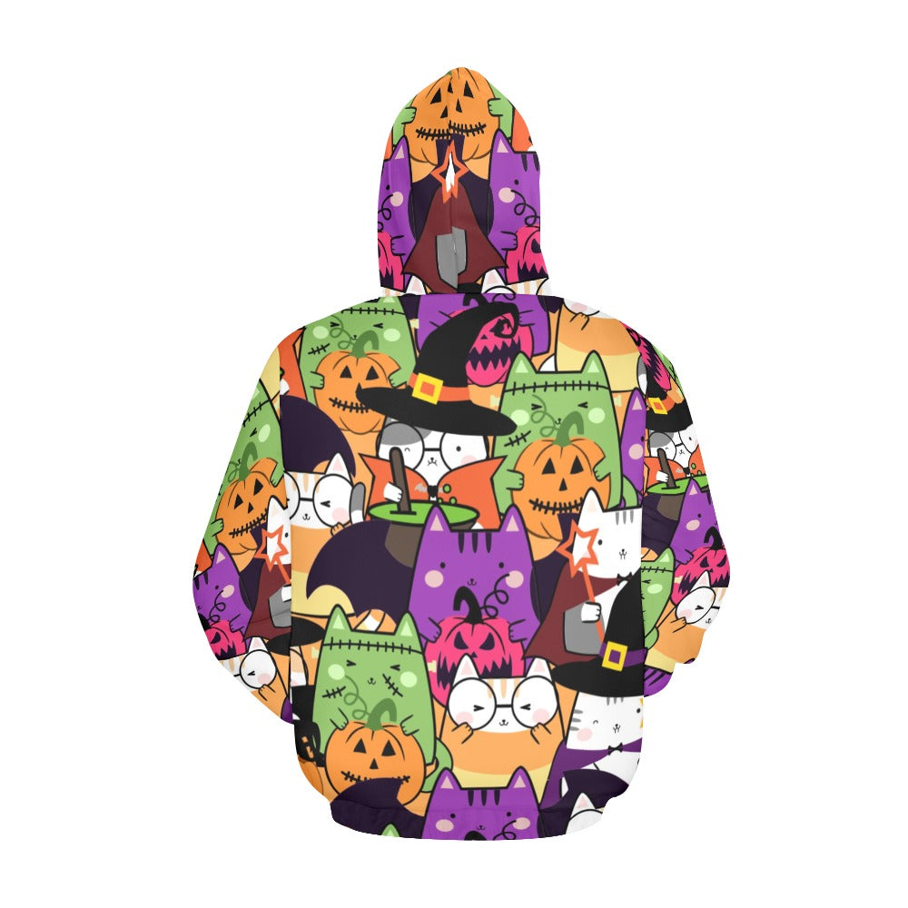 Halloween Cats  Hoodie for Men (USA Size)