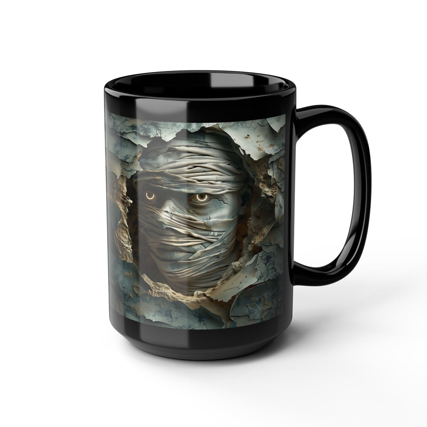 Mummy 3 Black Mug (15oz)