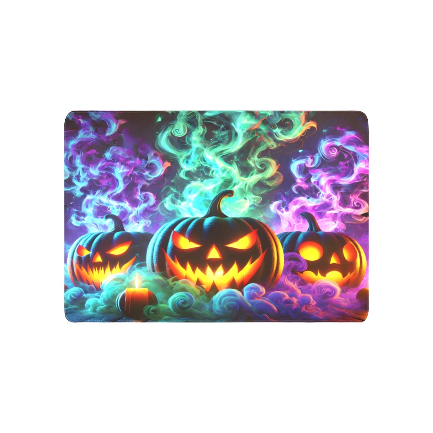 Colorful Jack O Lantern Mouse Pads