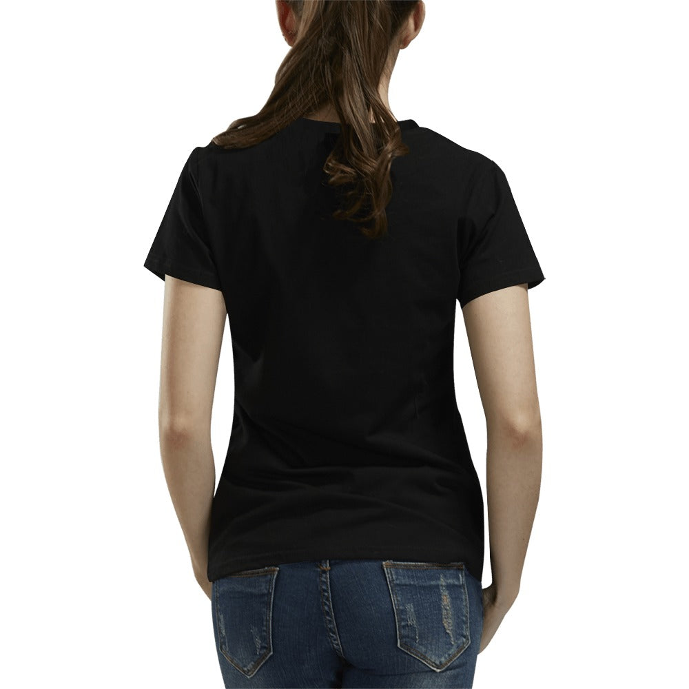 Cat Hiss  T-Shirt for Women (USA Size)