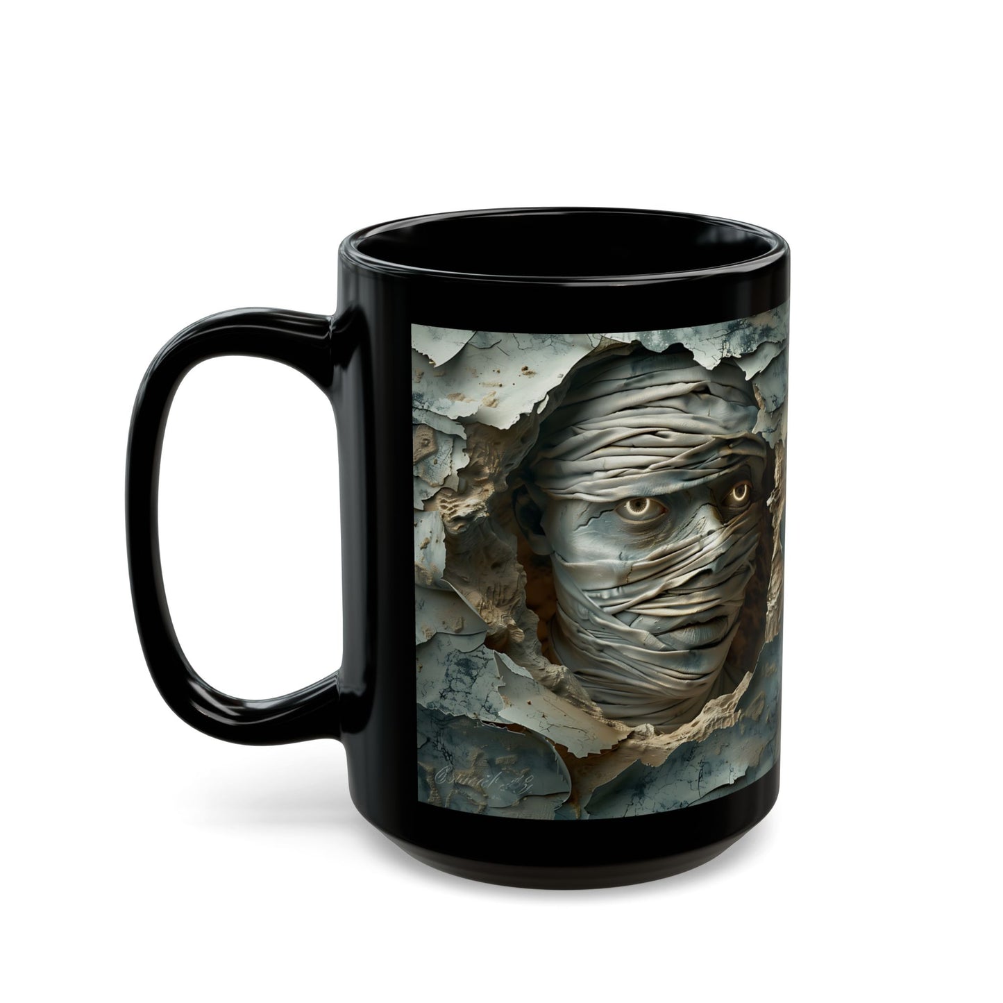 Mummy 3 Black Mug (15oz)