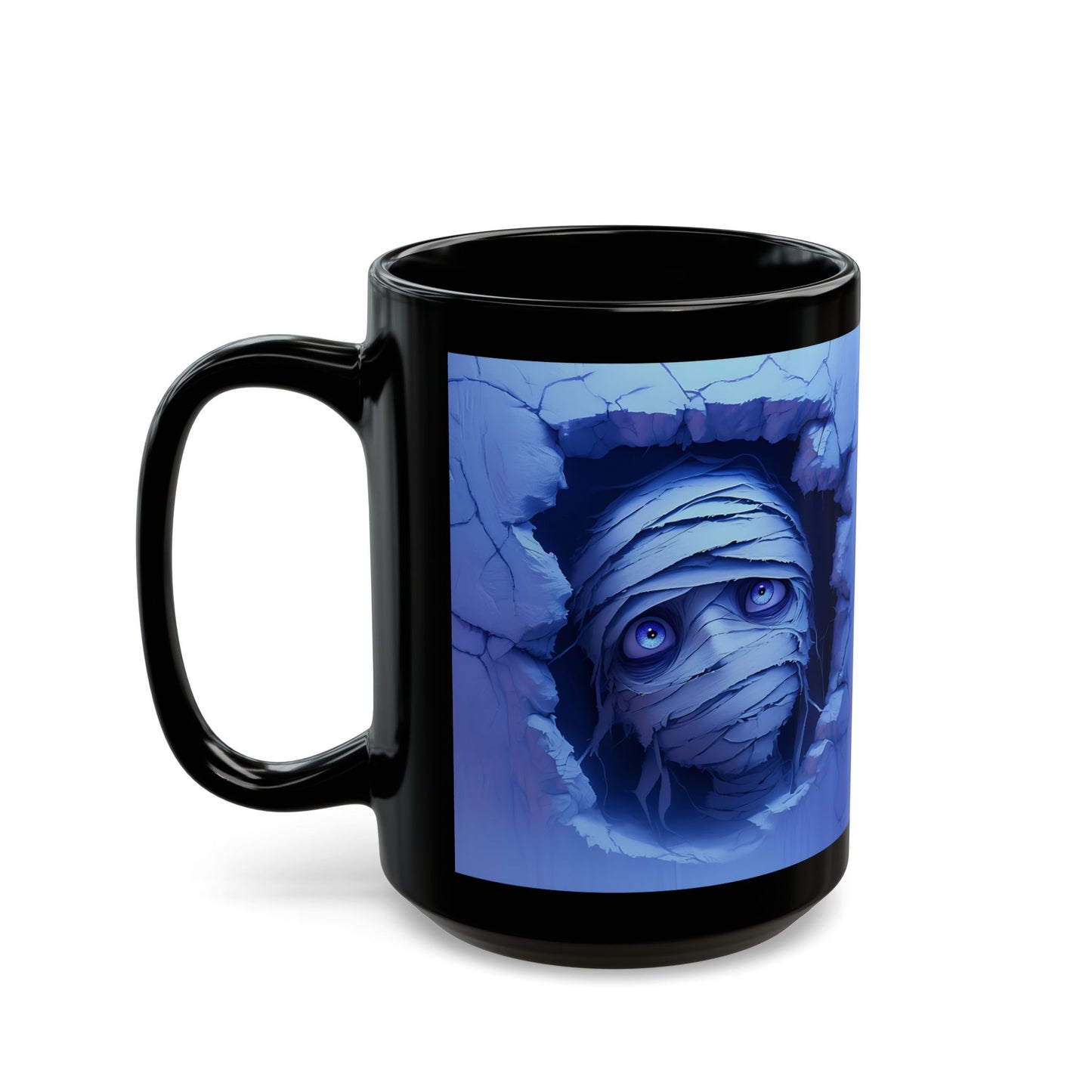 Mummy 8 Black Mug (15oz)