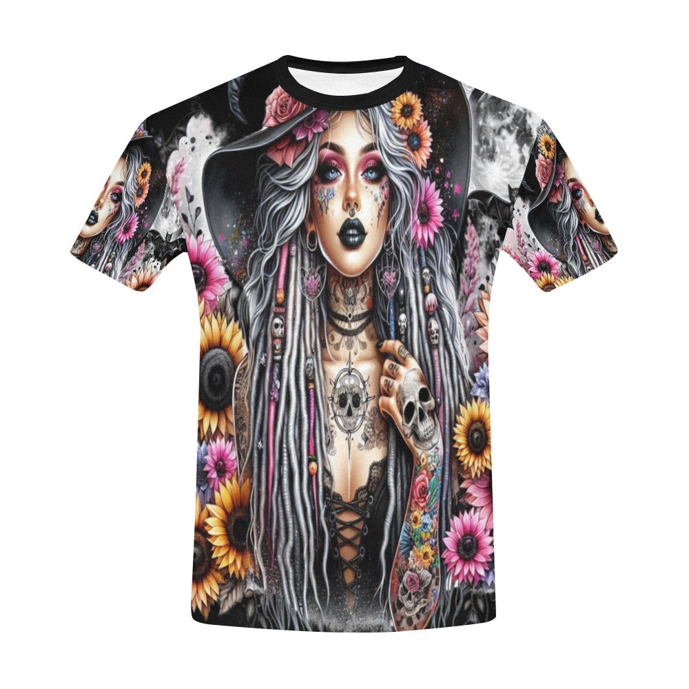 Witch Girl T-Shirt for Men (USA Size)