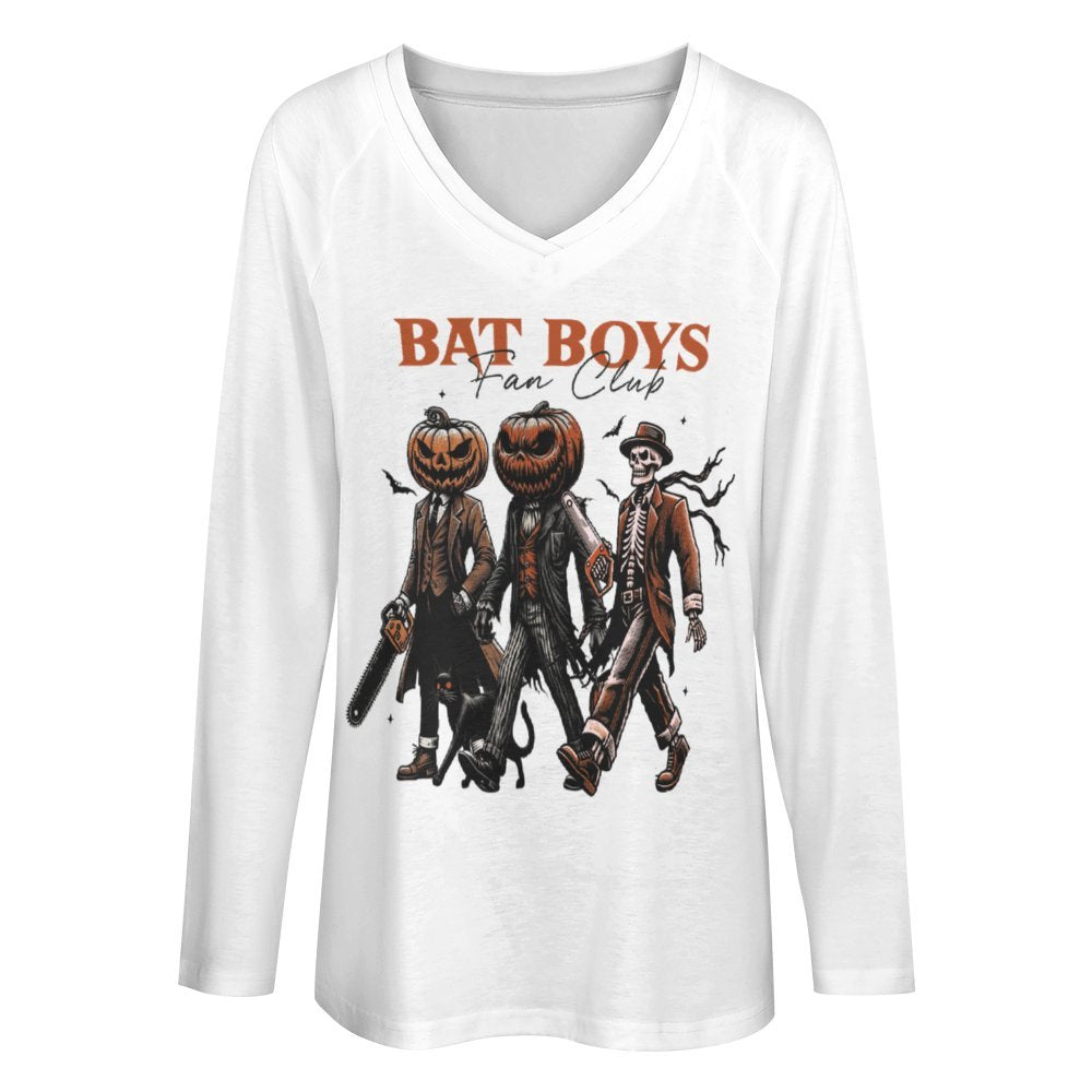 Bat Boys Long Sleeve Loose Tee