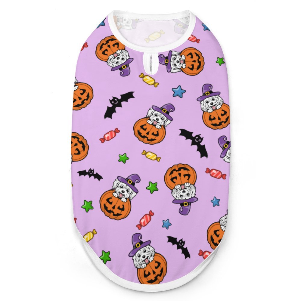 Pet Tshirt - Halloween Blue/Pink