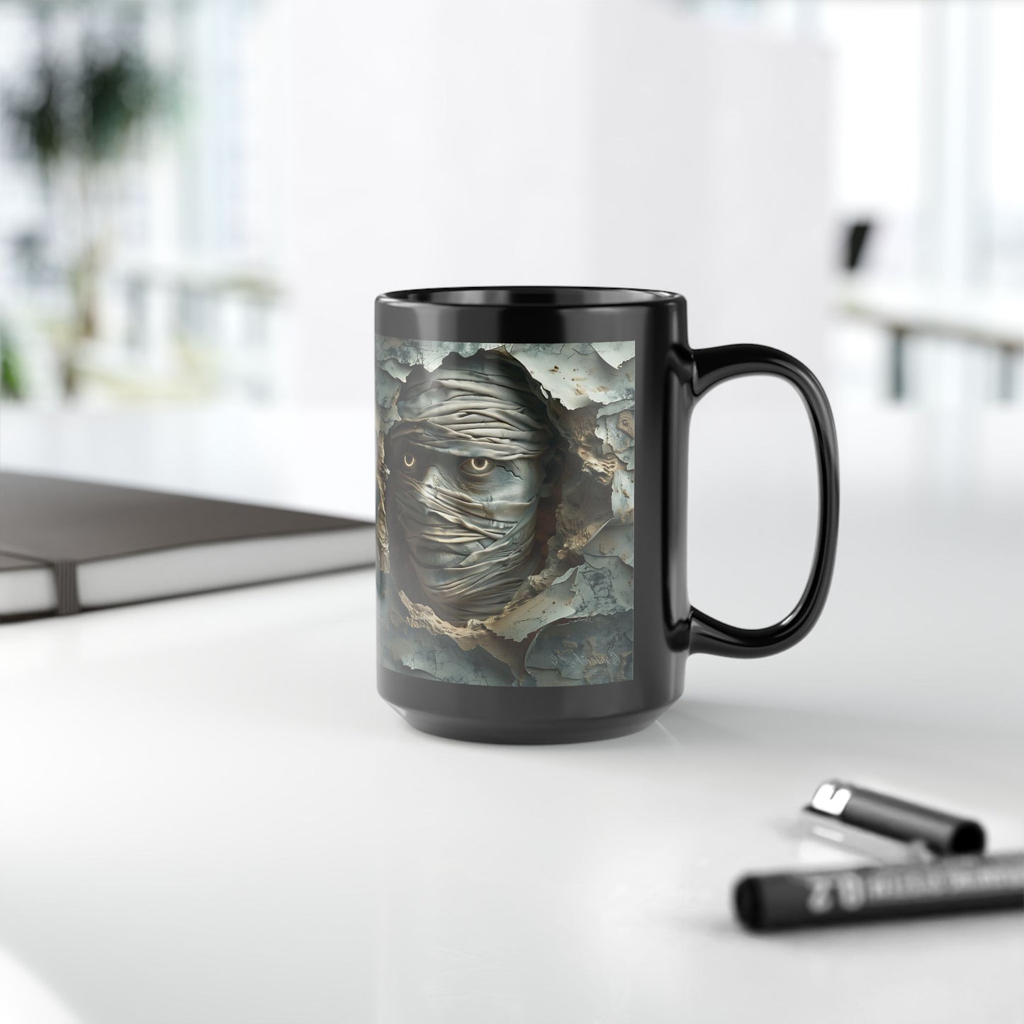 Mummy 3 Black Mug (15oz)