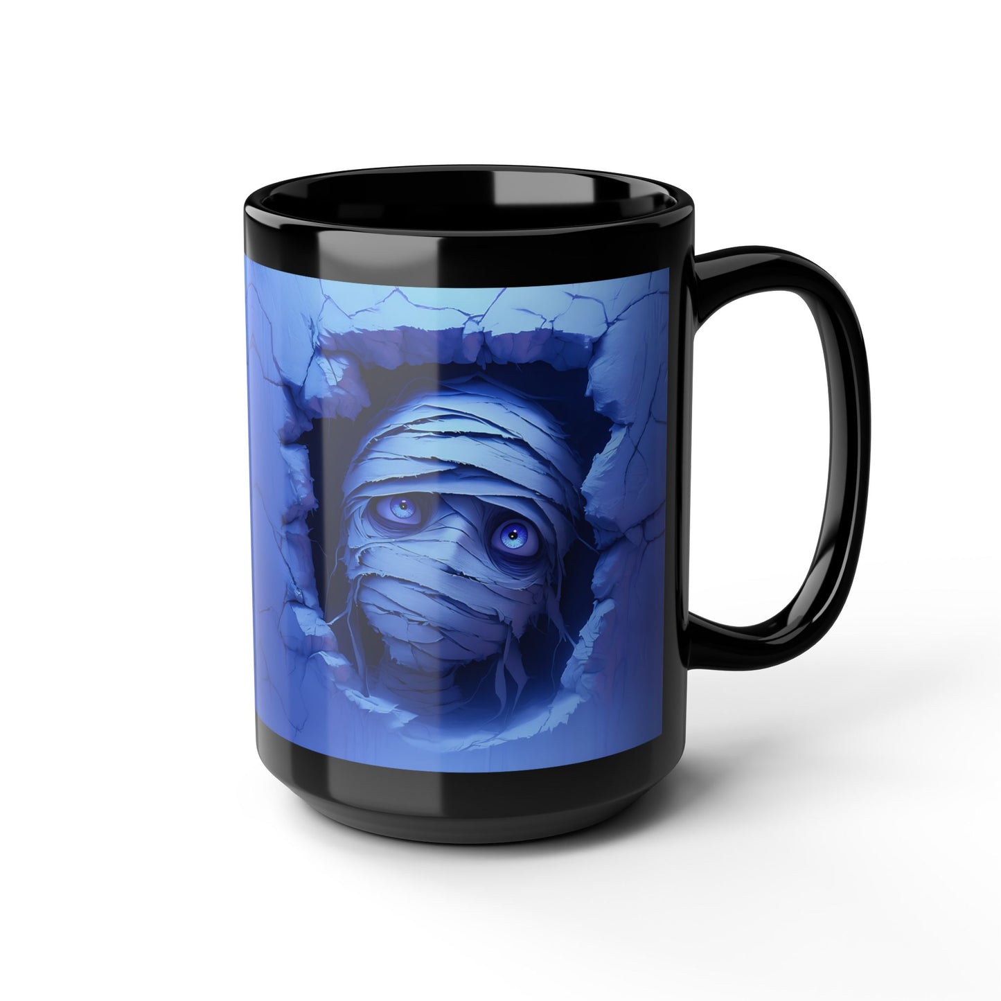 Mummy 8 Black Mug (15oz)