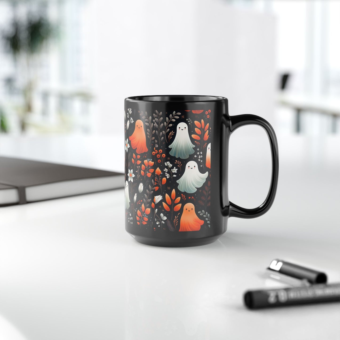 Halloween Boho 2 Black Mug (15oz)